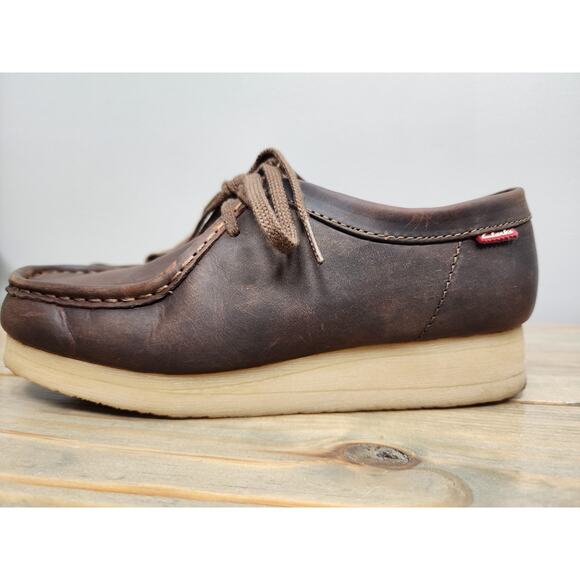 Clarks Padmora Wallabee Beeswax Shoes Womens 7 Brown Leather 15260 - Picture 3 of 10